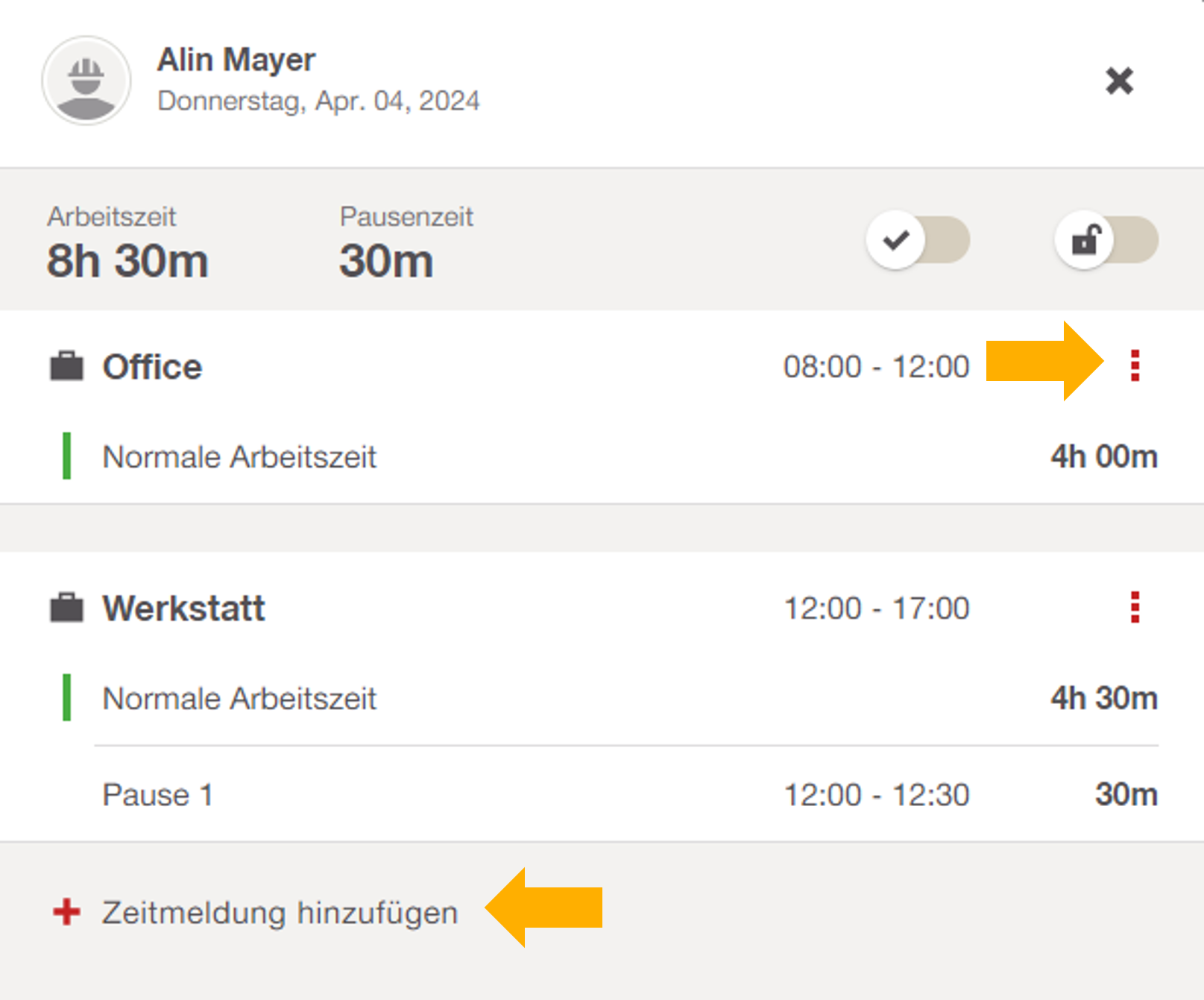 Zeitmeldung hinzufügen oder ändern web 2.png